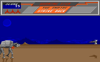 Empire Strikes Back (The) atari screenshot